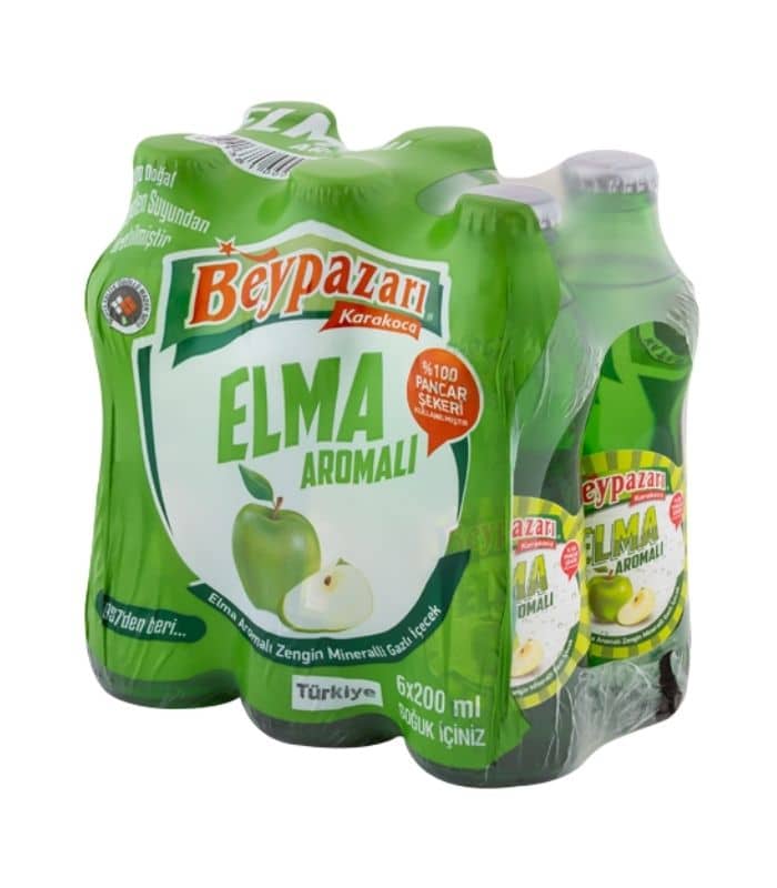 Beypazar Elma Maden Suyu 6 tane 200ml Beypazarı яблочная минеральная вода (Elma Maden Suyu) 200мл. 6 штук — изображение 1