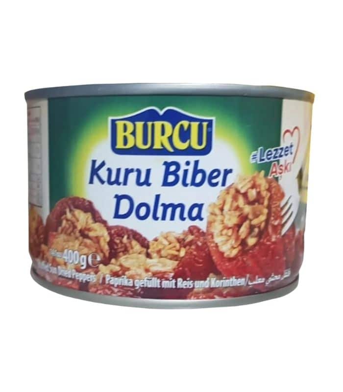 Burcu kuru biber dolma 400g Burcu фаршированный сушёный перец (Kuru Biber Dolma) 400г. — изображение 1