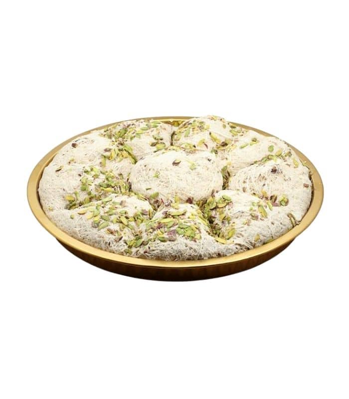 Ergül Çıtır Antep Fıstıklı Tepsi Helva 500g Ergül хрусткая халва с фисташками в подносе (Çıtır Antep Fıstıklı Tepsi Helva) 500г. — изображение 1