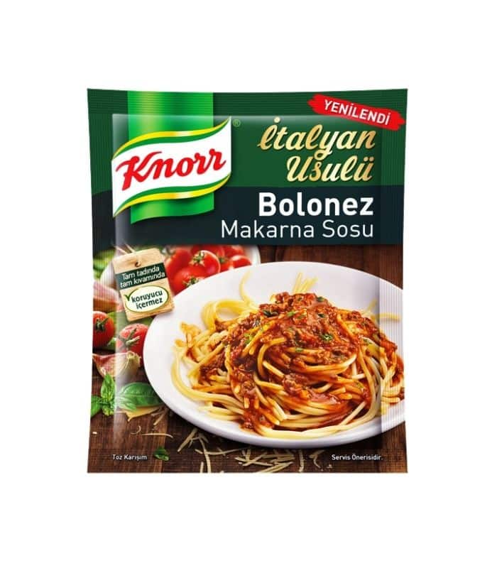 Knorr Bolonez Makarna Sosu 45g Knorr соус болоньезе для пасты (Bolonez Makarna Sosu) 45г. — изображение 1