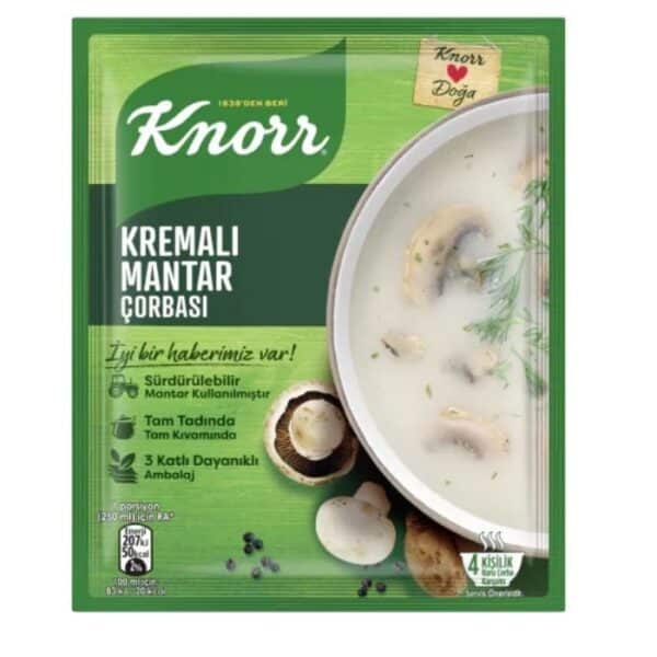 Knorr крем-суп из грибов (Kremalı Mantar Çorbası)