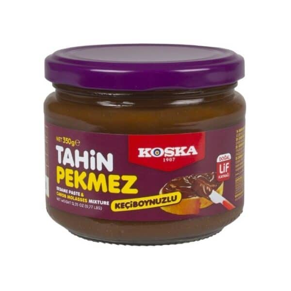 Koska тахини с патокой из рожкового дерева (Keçiboynuzlu Tahin Pekmez) 350г.