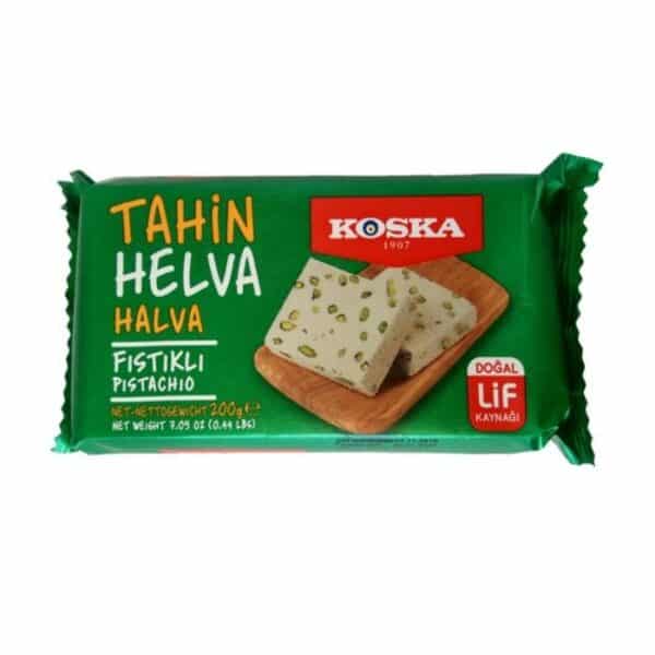 Koska тахинная халва с фисташками (Fıstıklı Tahin Helvası) 200г.