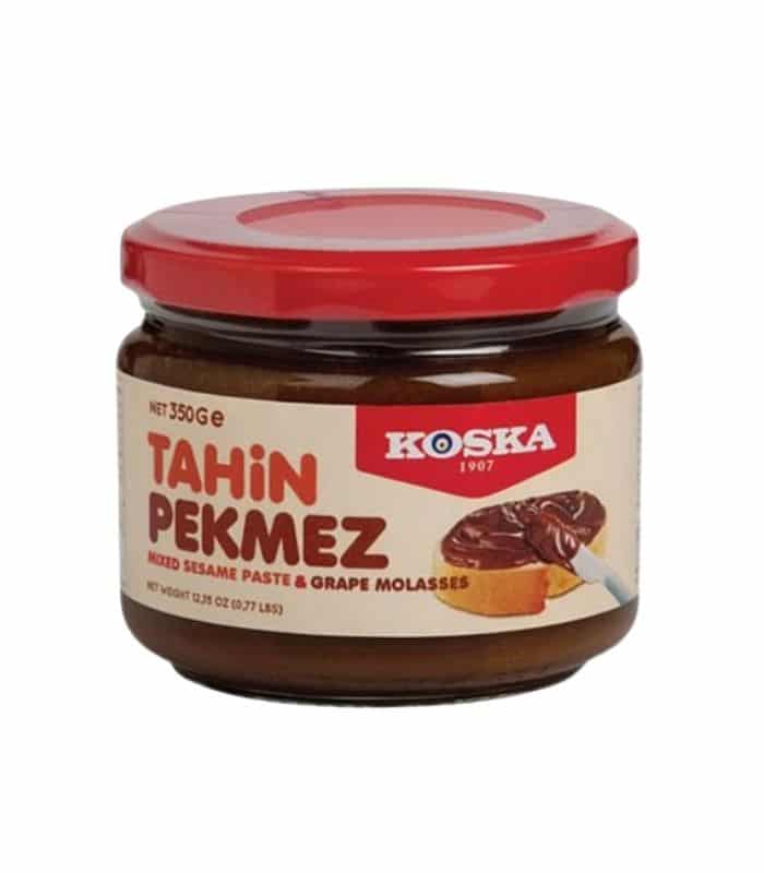 Koska tahin pekmez 350g Koska тахини с пекмезом (кунжутная паста с виноградным сиропом) (Tahin pekmez) 350г. — изображение 1