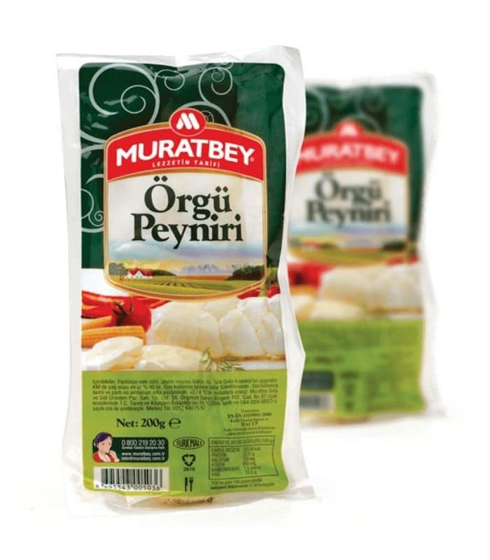 Muratbey Örgü Peyniri 200g Muratbey плетёный сыр (Örgü Peyniri) 200г. — изображение 1
