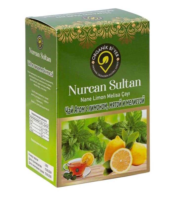 Organik Bi’yer Nane-Limon-Melisa Çayı 150g Organik Bi’yer чай с мятой, лимоном и мелиссой (Nane-Limon-Melisa Çayı) 150г. — изображение 1