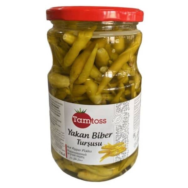 Tamtoss маринованный острый перец (Yakan Biber Turşusu) 670г.