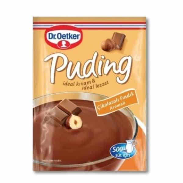 Dr Oetker Шоколадный пудинг с фундуком (Çikolatalı fındıklı puding) 91г.