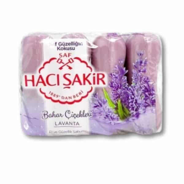 Hacı Şakir Мыло для красоты с весенними цветами и лавандой (Bahar çiçekleri lavanta güzellik sabunu) 4×70г