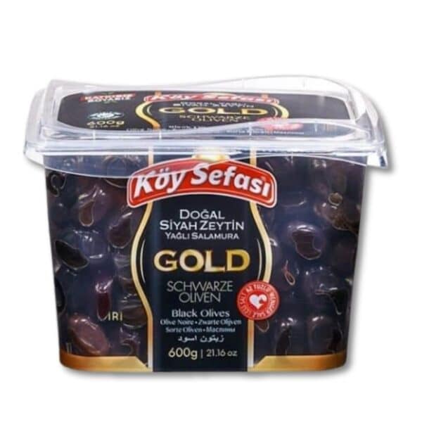 Köy Sefası Gold Крупные солёные оливки в натуральном масле (Doğal yağlı iri salamura zeytin) 600г.