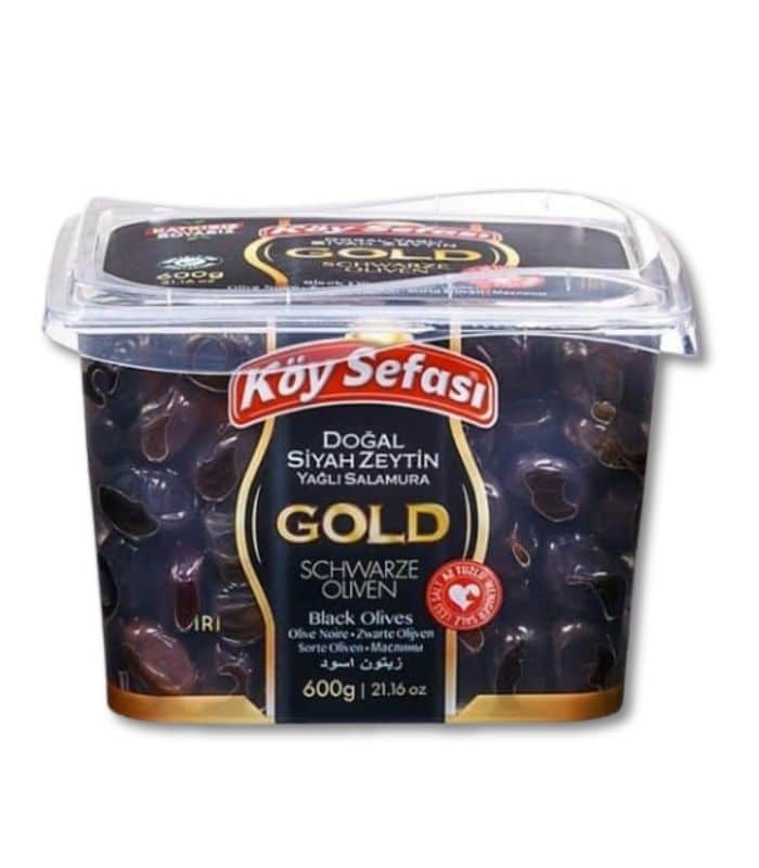 koy sefasi gold iri 600g Köy Sefası Gold Крупные солёные оливки в натуральном масле (Doğal yağlı iri salamura zeytin) 600г. — изображение 1