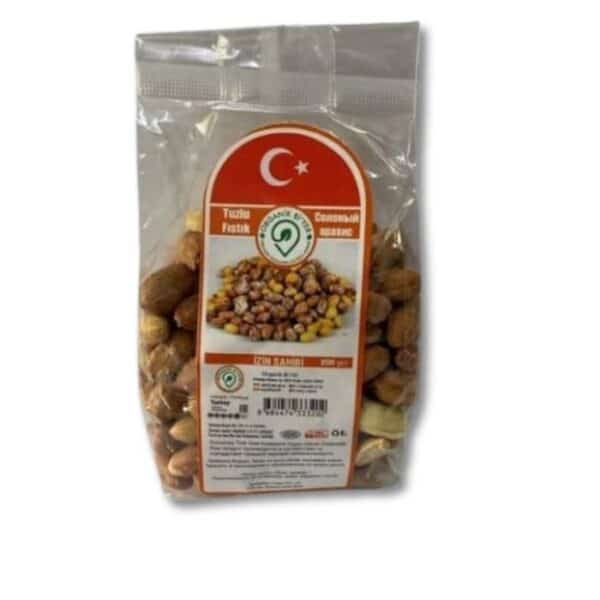 Organik Bi’yer Солёный арахис (Tuzlu fıstık) 200г.