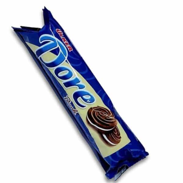 Ülker Dore Dark Печенье с кремом (Kremalı bisküvi) 73г.