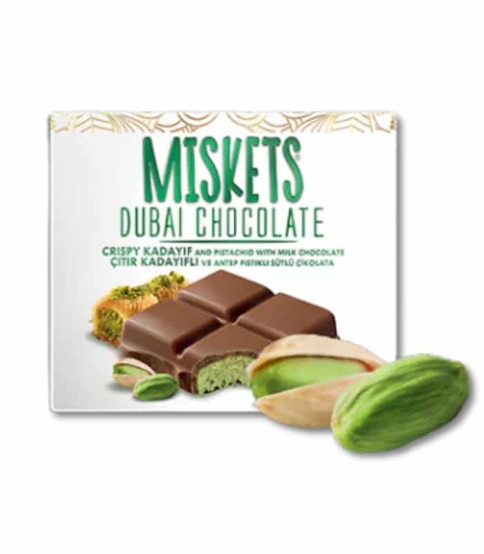 miskets dubai chocolate Miskets Дубайский шоколад (Dubai çikolatası) 100г. — изображение 1