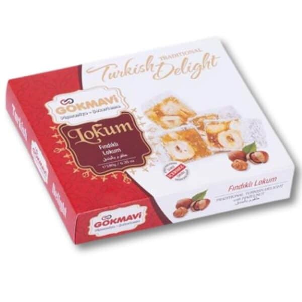 Gökmavi Лукум с фундуком (Fındıklı Lokum) 180г.