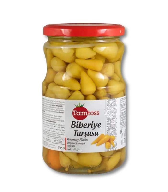 tamtos biberiye tursusu 670 Tamtoss Маринованный острый перчик (Biberiye Turşusu) 670г. — изображение 1