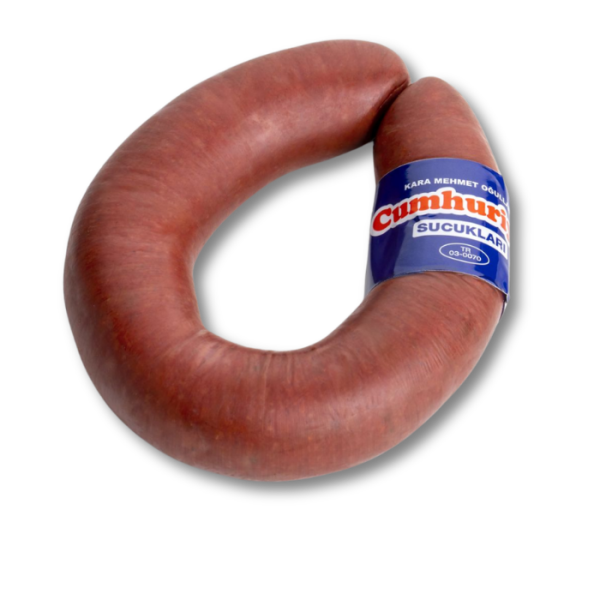 Cumhuriyet Говяжья колбаса суджук (Kasap Sucuk) 1кг.