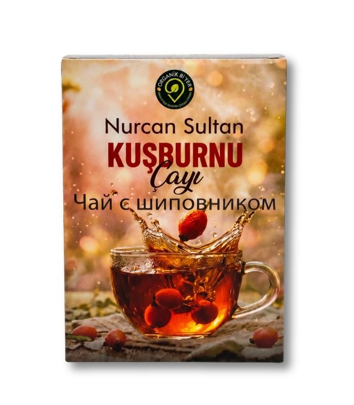 nurcan kusburnu Nurcan Sultan Чай с шиповником (Kuşburnu Çayı) 150г. — изображение 1