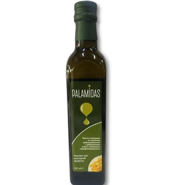 Palamidas Оливковое масло из выжимок рафинированное с добавлением масла оливкового нерафинированного (Kızartmalık Zeytinyağı) 500мл.