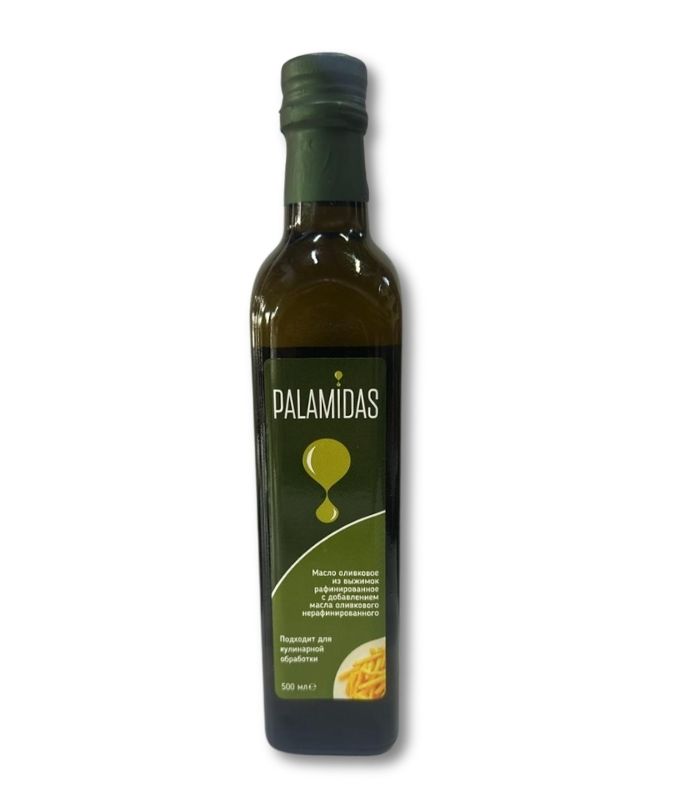 palamidas zeytin yagi kizartmalik 500m Palamidas Оливковое масло из выжимок рафинированное с добавлением масла оливкового нерафинированного (Kızartmalık Zeytinyağı) 500мл. — изображение 1