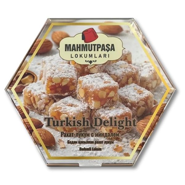 Mahmutpaşa Рахат-лукум с миндалем (Bademli Lokum) 200г.