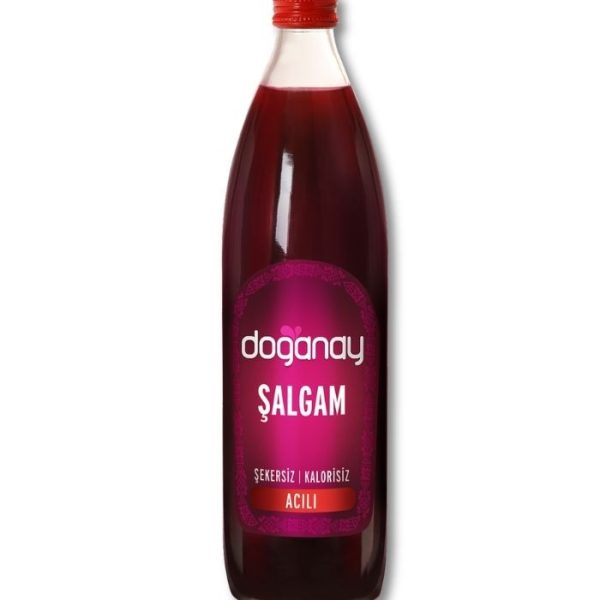 Doğanay Острый сок из репы в стеклянной бутылке (Acılı Şalgam - Cam Şişe) 1л.