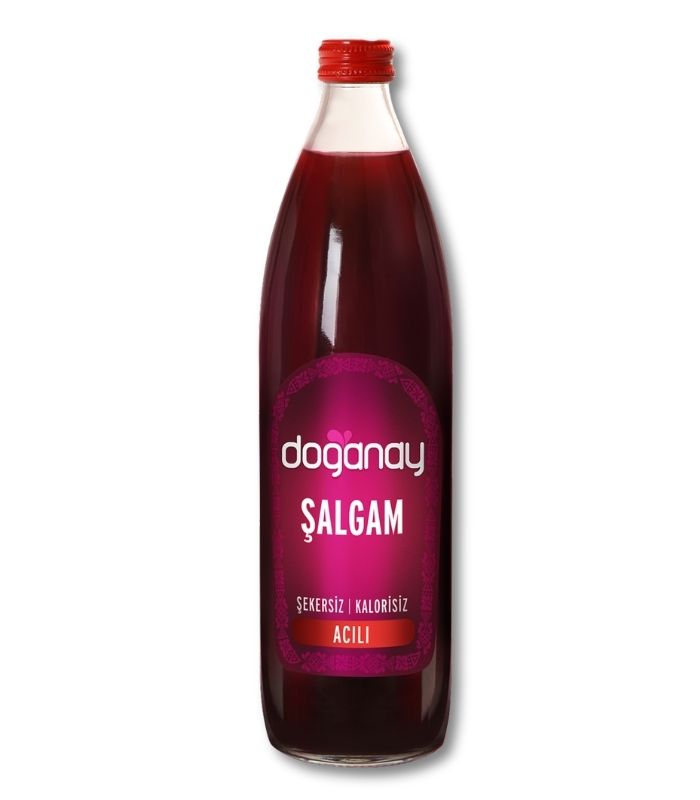 doğanay acılı şalgam 1lt cam sise Doğanay Острый сок из репы в стеклянной бутылке (Acılı Şalgam - Cam Şişe) 1л. — изображение 1