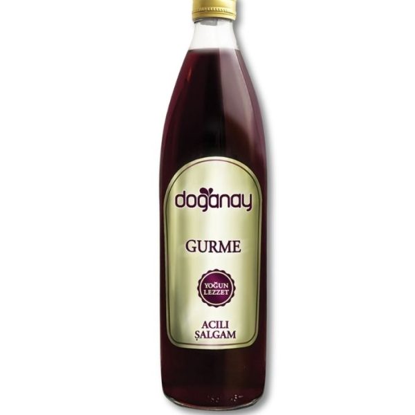 Doğanay Gurme острый сок из репы в стеклянной бутылке (Gurme Acılı Şalgam - Cam Şişe) 750мл.