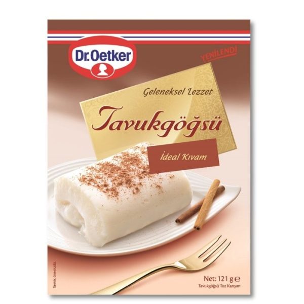 Dr. Oetker Смесь для приготовления молочного пудинга Тавук-гёксу (Tavukgöğsü Toz Karışımı) 121г.