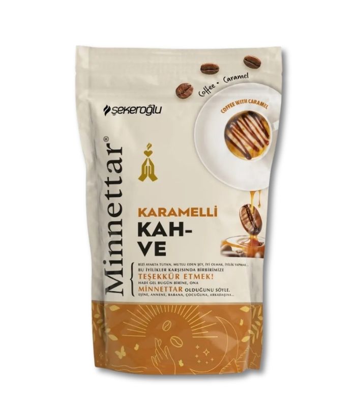 şekeroğlu karamelli kahve Şekeroğlu Minnettar Кофе с карамелью (Karamelli Kahve) 165г. — изображение 1