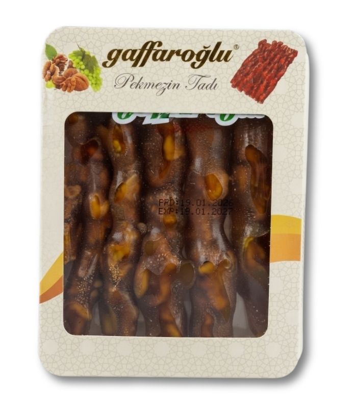 gaffaroglu cevizli sucuk 250gr Gaffaroğlu Чурчхела с грецким орехом (Cevizli Sucuk) 250г. — изображение 1