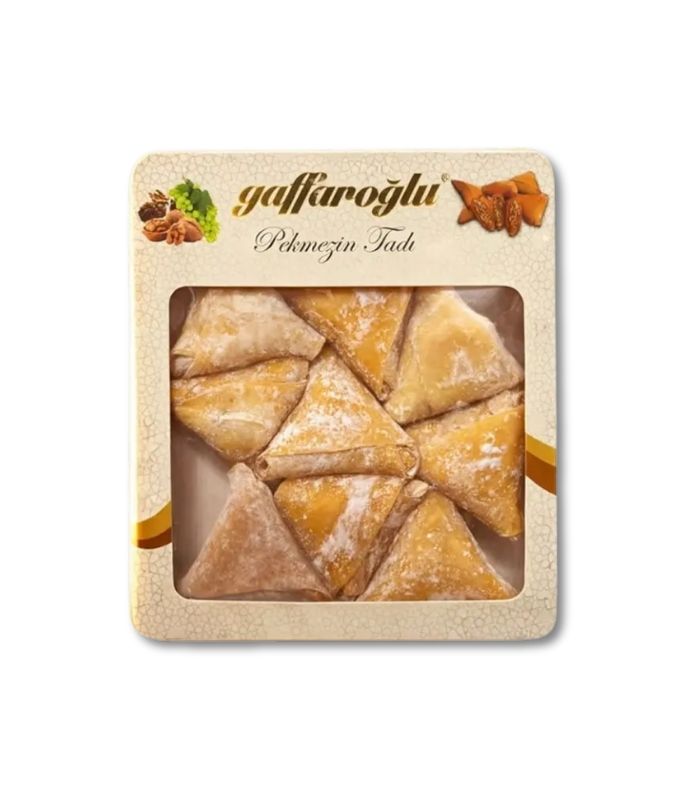 gaffaroglu öuska 400 gr Gaffaroğlu виноградный пестиль с грецким орехом в форме треугольника (Cevizli muska) 400г. — изображение 1