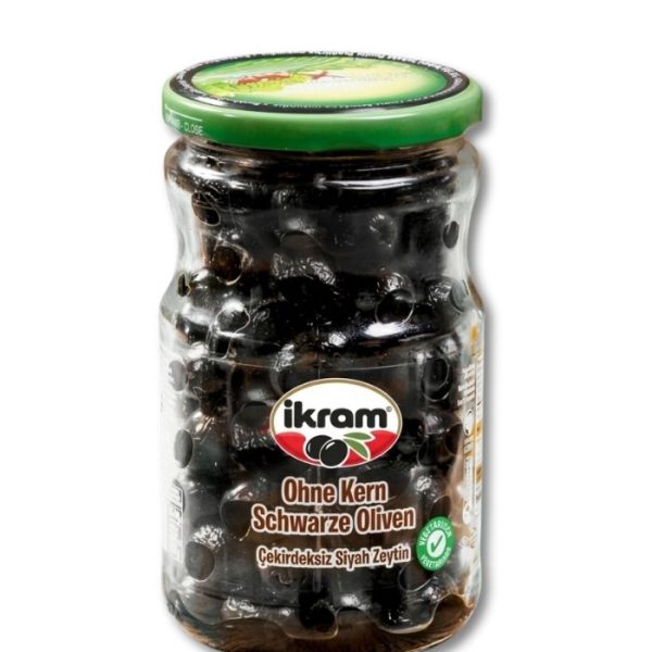 İkram Черные оливки без косточек (Çekirdeksiz Siyah Zeytin) 700г.