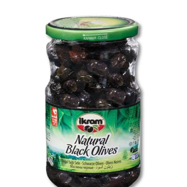 İkram Черные оливки, вяленые в масле (Yağlı Sele Siyah Zeytin) 700г.