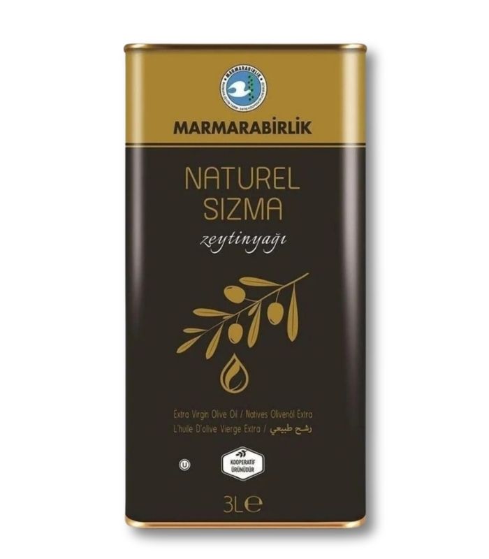 marmarabirlik naturel sızma zeytinyağı 3 lt Marmarabirlik Оливковое масло первого холодного отжима (Naturel Sızma Zeytinyağı) 3л. — изображение 1