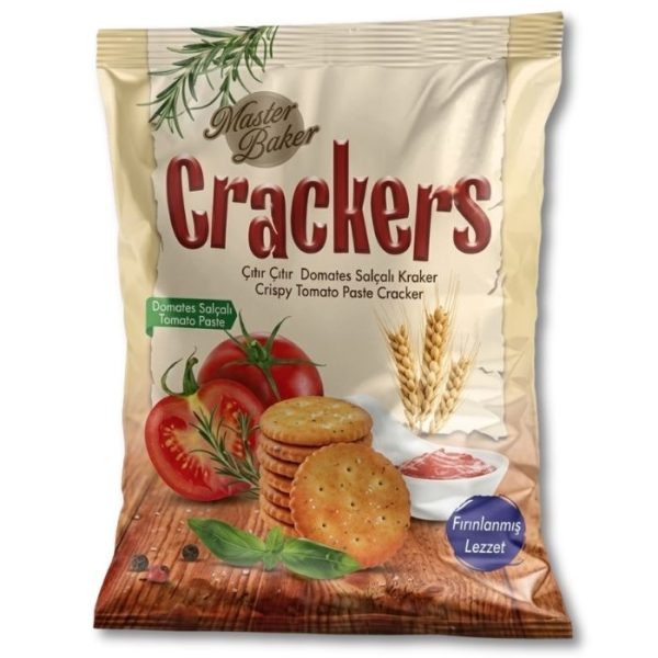 Master Baker Хрустящий крекер с томатной пастой (Domates Salçalı Kreker) 100г.