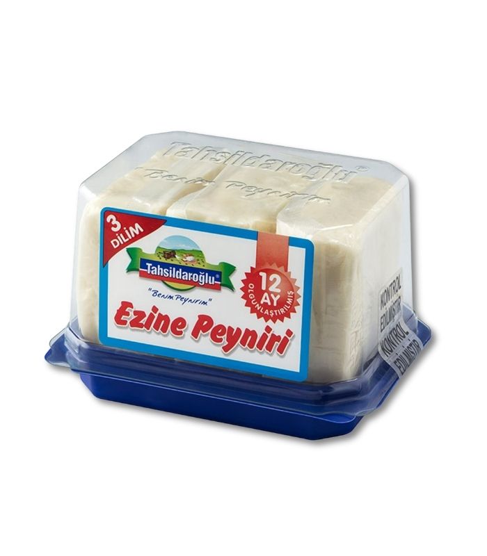 tahsildaroğlu ezine keçi peyniri 450gr 3 dilim Tahsildaroğlu Сыр Эзине из козьего молока — 3 ломтика (Ezine Keçi Peyniri - 3 Dilim) 450г. — изображение 1