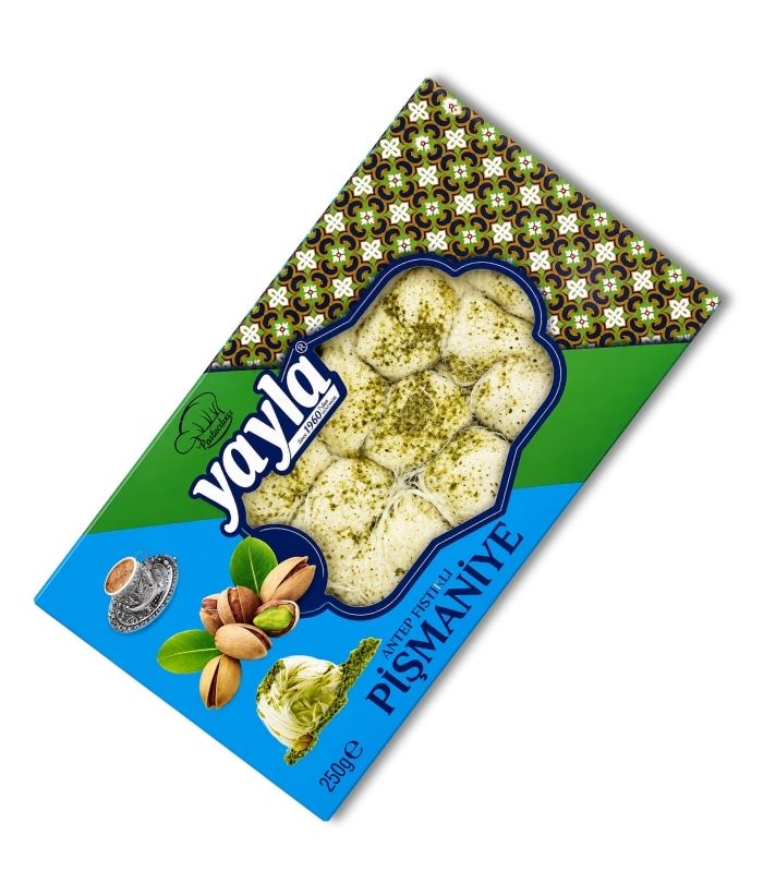yayla antep fıstıklı pişmaniye 250 gr Yayla Турецкая сладость фисташковая пишмание (Antep Fıstıklı Pişmaniye) 250г. — изображение 1
