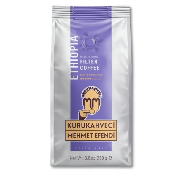 Kurukahveci Mehmet Efendi Эфиопский фильтр-кофе (Etiyopya Filtre Kahve) 250г.