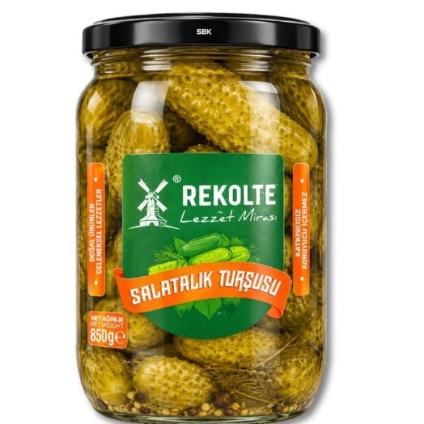 Rekolte Маринованные огурцы в стеклянной банке (Salatalık Turşusu - Cam Şişe) 850г.