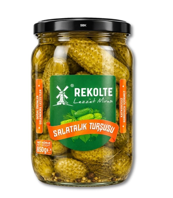 rekolte salatalık turşusu 850gr Rekolte Маринованные огурцы в стеклянной банке (Salatalık Turşusu - Cam Şişe) 850г. — изображение 1